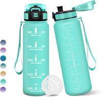 Motswedi Trinkflasche 1000Ml, Bpa-Frei, Trinkflasche Sport, Auslaufsicher, Wasse