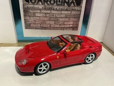 1:18 HOT WHEELS FERRARI SUPER AMERICA  RED ON TAN
