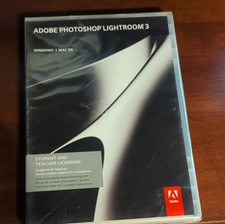 Adobe Photoshop Lightroom 3 Full Retail Version WIN/MAC New Sealed