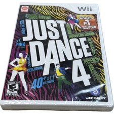 Just Dance 4 Nintendo Wii 2012 BRAND NEW SEALED