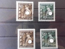 B&ouml;hmen & M&auml;hren Briefmarken Mi.136-137 Geburtstag  Adolf H. 1944 inc.Steckkarte