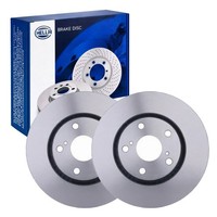 2X Hella Bremsscheiben 295Mm Vorne Passend FüR Toyota Auris Avensis Corol