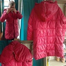 Steppmantel Glanznylon shiny Anorak Kapuze Wintermantel Heine