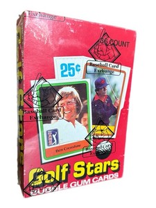 1981 DONRUSS BBCE SEALED PGA GOLF WAX BOX - JACK NICKLAUS RC
