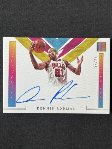 Dennis Rodman 2022-23 Panini Impeccable Extravagance Autographs Auto /35 #EA-DRM