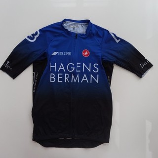 Men's Cycling Jersey Castelli Size L Blue/Black