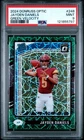 2024 PANINI DONRUSS OPTIC GREEN VELOCITY #248 JAYDEN DANIELS PSA 9