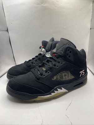 Size 8.5 - Paris Saint-Germain x Air Jordan 5 Retro Black (no Box)