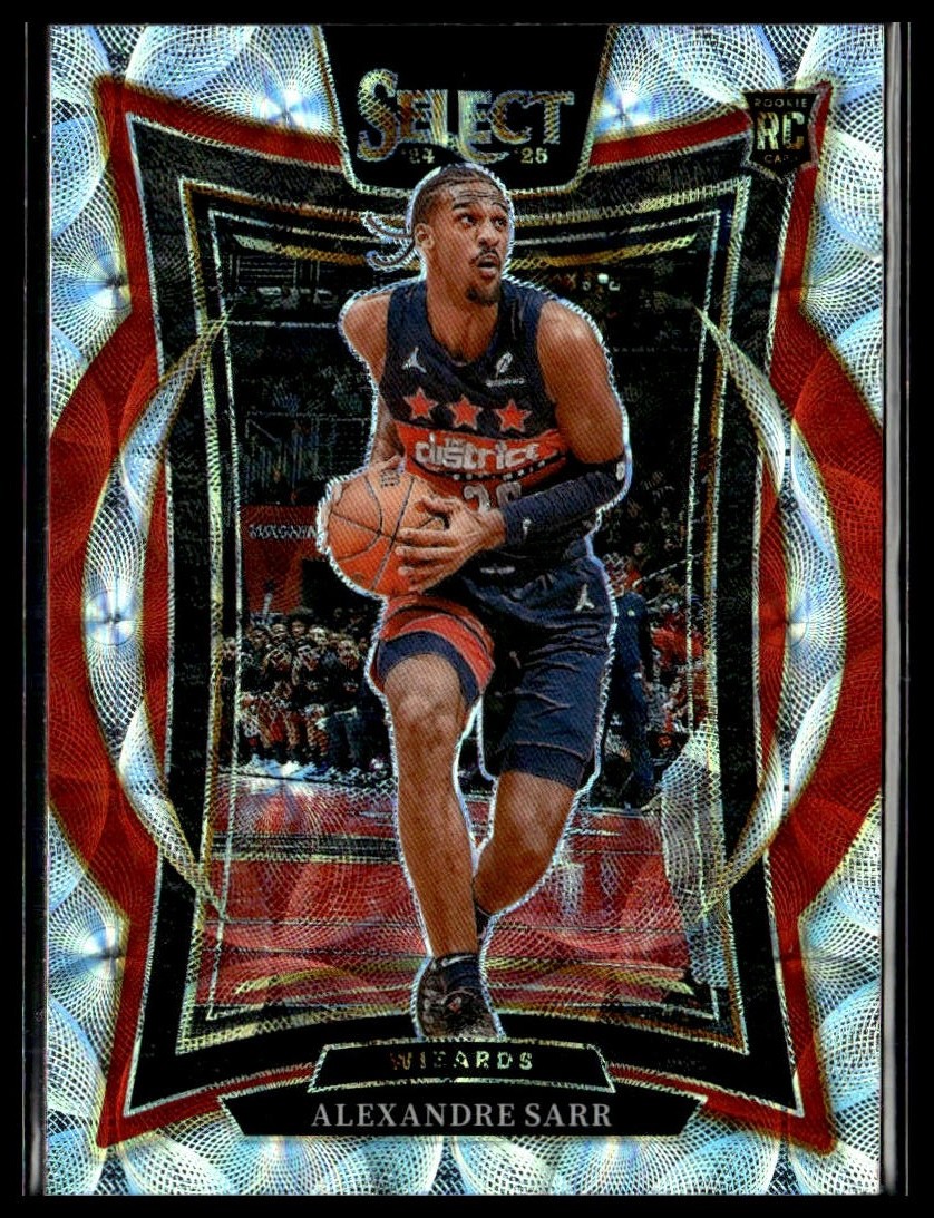 2024-25 Panini Select 73 Alexandre Sarr Washington Wizards RC Scope Prizm