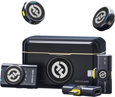 Hollyland Lark M2 Wireless Lavalier Mic Black Combo 2TX+3RX 300m Range 40H