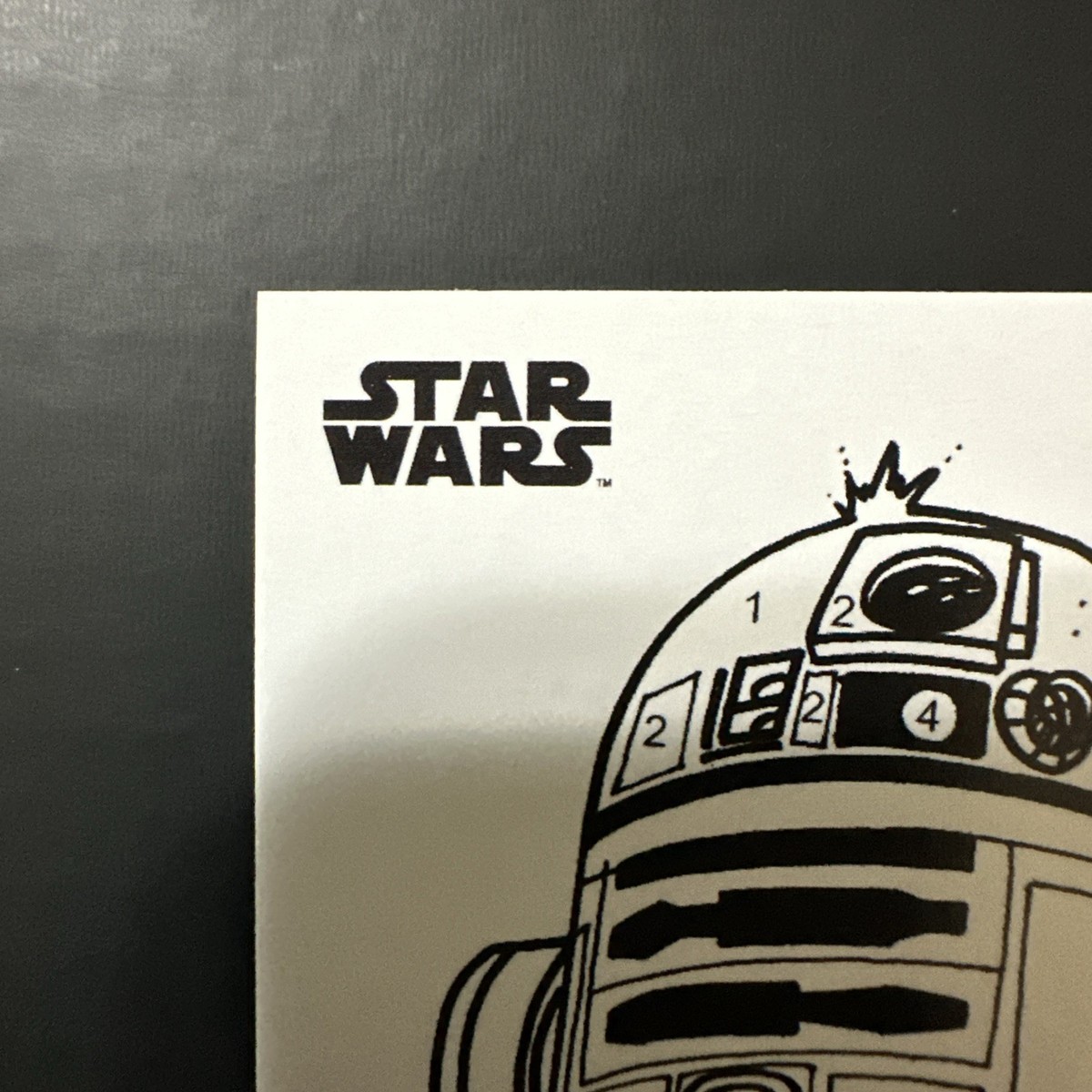 その他 Topps StarWars HIGHTEK sketch card R2-D2 2025 Topps Chrome Star Wars Debut R2-D2 Rare The number card
