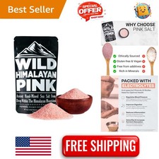 Fine Ground Organic Pink Himalayan Salt, 8 oz - Perfect for Cooking  Finishing