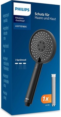 Philips Water Duschkopf mit Filter   Schutz für Haut & Haare, entfernt effektiv