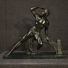 Scultura in gesso statua uomo collezione opera arte anni 40' arredamento