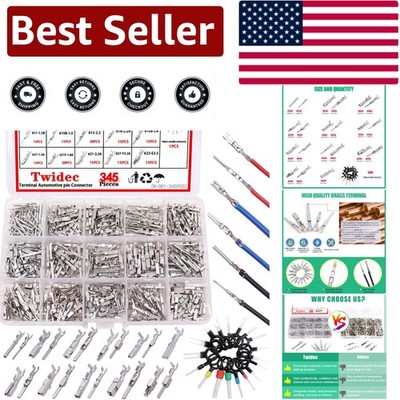 Corrosion-Resistant Wire Terminal Pins - Ideal for Motorcycles, Trucks, and Cars