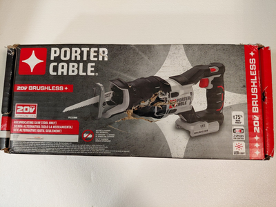 #ad #ad PORTER CABLE 20V Reciprocating Saw Brushless 20v PCCS300B New in Box $89.99