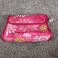Pink Floral Modella Travel Toiletry and Jewelry Bag 