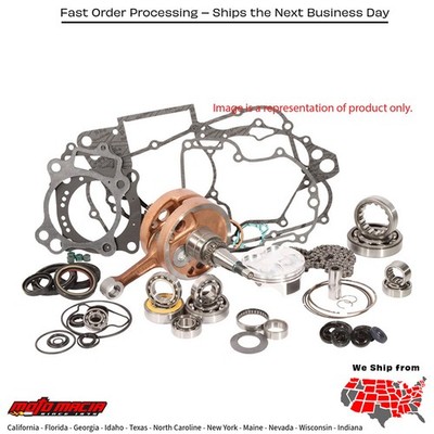 VERTEX COMPLETE ENGINE REBUILD KIT /SUZ Kawasaki KX100 2001-2004 Suzuki RM100