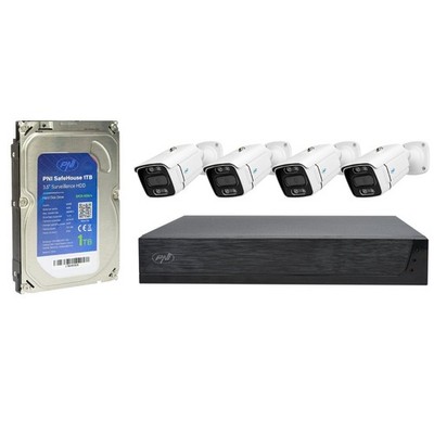 POE CCTV KIT 3MP 10CH HD Überwachungskamera System NVR Heimüberwachung 1TB HDD