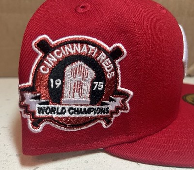 帽子 NEW ERA Cincinnati Reds 1975 Cincinnati Reds New Era Hat Club EXCLUSIVE 1975 WS Fitted Cap 7 3
