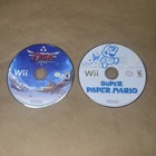 Super Paper Mario & Zelda Skyward Sword (Nintendo Wii) Disc Only Game Lot