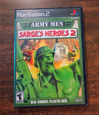 3DO Army Men: Sarge's Heroes 2 PS2 Manual Included NTSC-U/C T 2000 Action