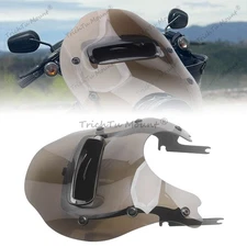 Brown Windshield Wind Splitter For Harley Touring Road King FLHR FLHRXS 1994-Up