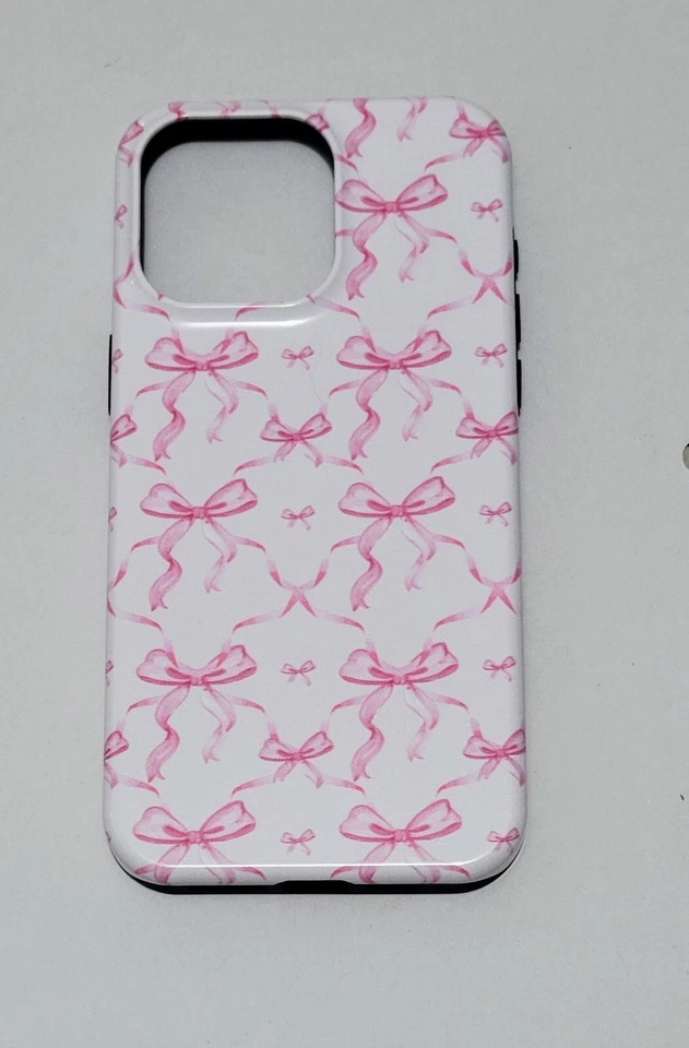 From IPhone 8+ To Iphone 16 Pro Max Case Cute Bow Pattern Design  - Image 2 of 3