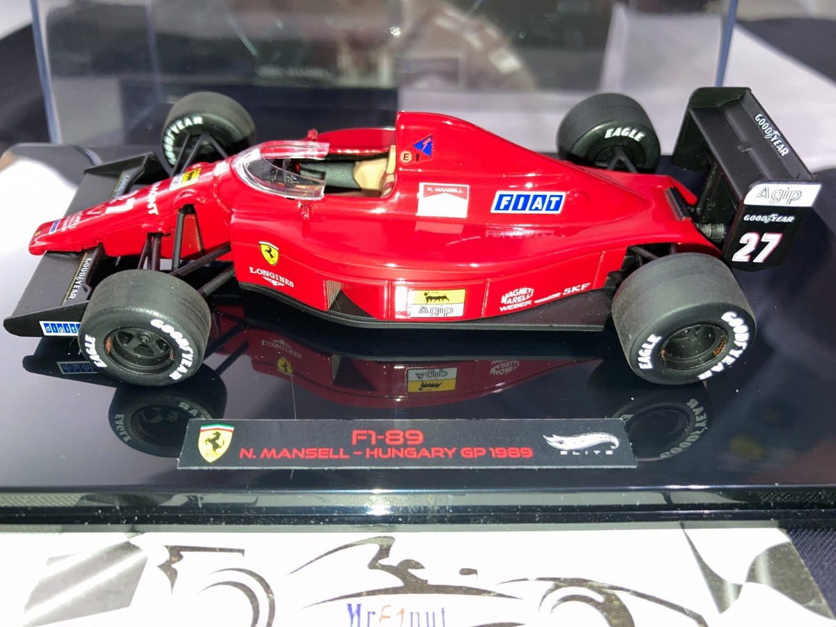 1:43 Mattel/Hotwheels Elite X5517 Nigel Mansell Ferrari F1-89