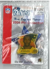 The Boston Globe New England Patriots 2004 Pin Collection #59 Rosevelt Colvin