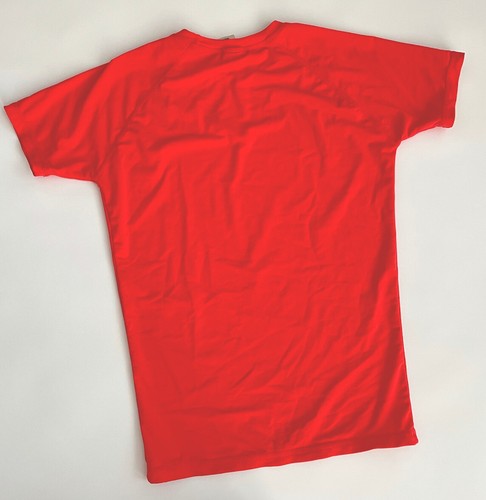 Five O Surf Club Swim Rash Guard M Orange Short Sleeve Crew Neck - Picture 3 of 3