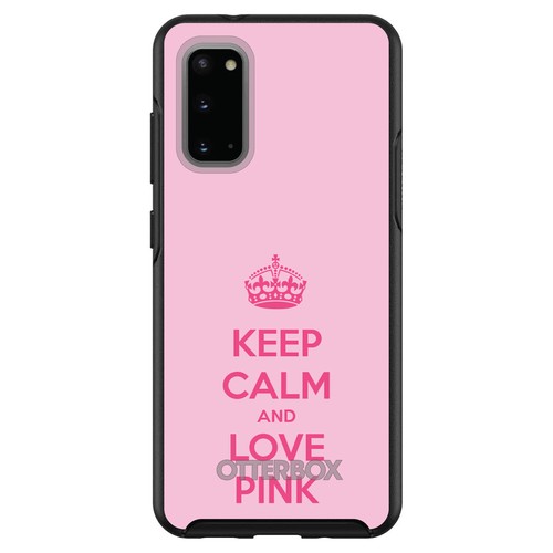 Custom OtterBox Symmetry for Samsung Galaxy S - Keep Calm and Love Pink - Picture 1 of 25