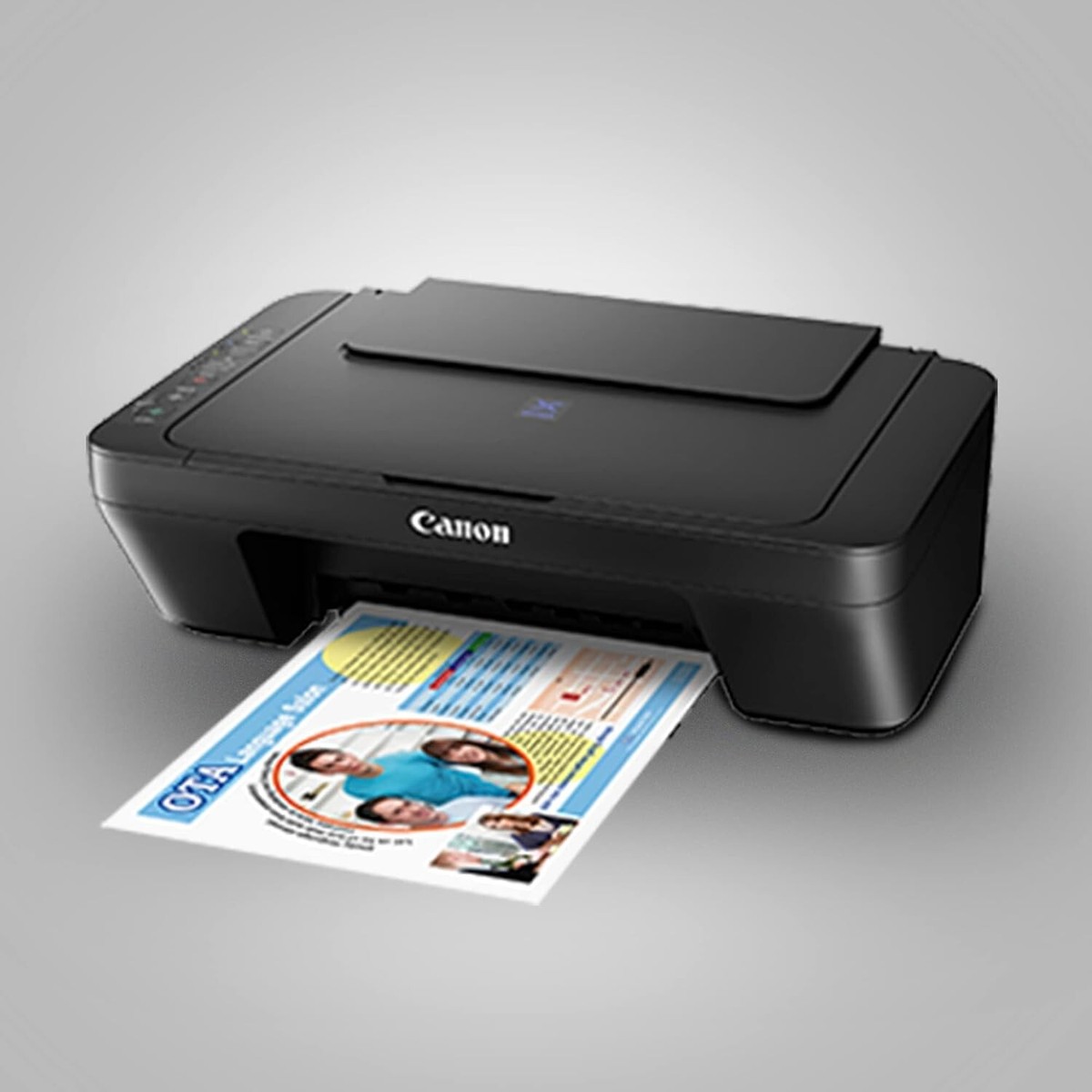 Canon PIXMA E470 WiFi All-in-One Ink Efficient Color Printer Scan