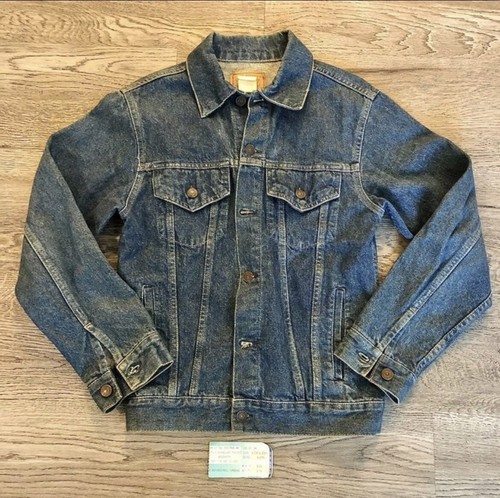 VTG 1980 GAP Pioneer Denim Jacket WASP The Last Command Embroider Men’s Medium - Picture 4 of 9