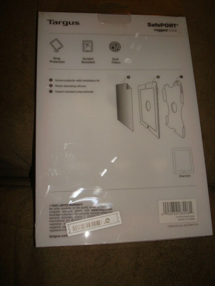 TARGUS SAFEPORT RUGGED IPAD MINI CASE - Image 4 of 4