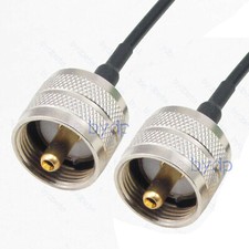UHF male to male plug PL259 PL-259 RG174 cable Coaxial Kable Koax pigtail 50ohm