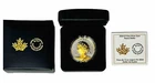 2024 $1 CANADA PROOF PEACE SILVER DOLLAR 1OZ ULTRA HIGH RELIEF GOLD GILT OGP/COA