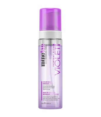New, Sealed! Minetan Color Base Gradual Tan Everyday Glow Violet Full Size 200ml