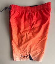 Nike Men  s Just Do It Volley Swim Shorts Size Small 9" Orange JDI
