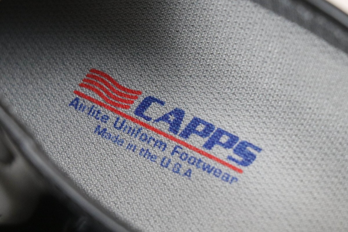 9.5D- CAPPS US Military High Gloss Oxford Shoes Dress Shoe ASU