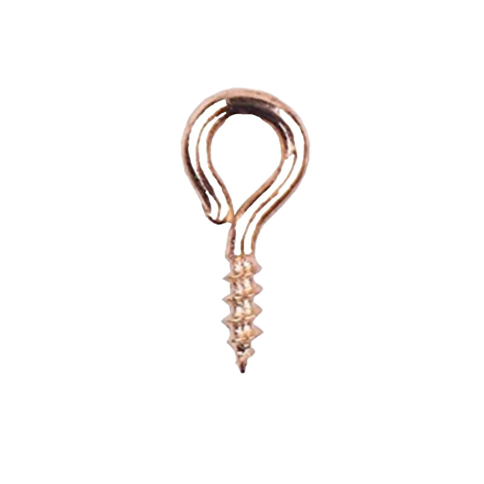 Alfinetes e alfinetes de cabeça de ouro rosa para olhos