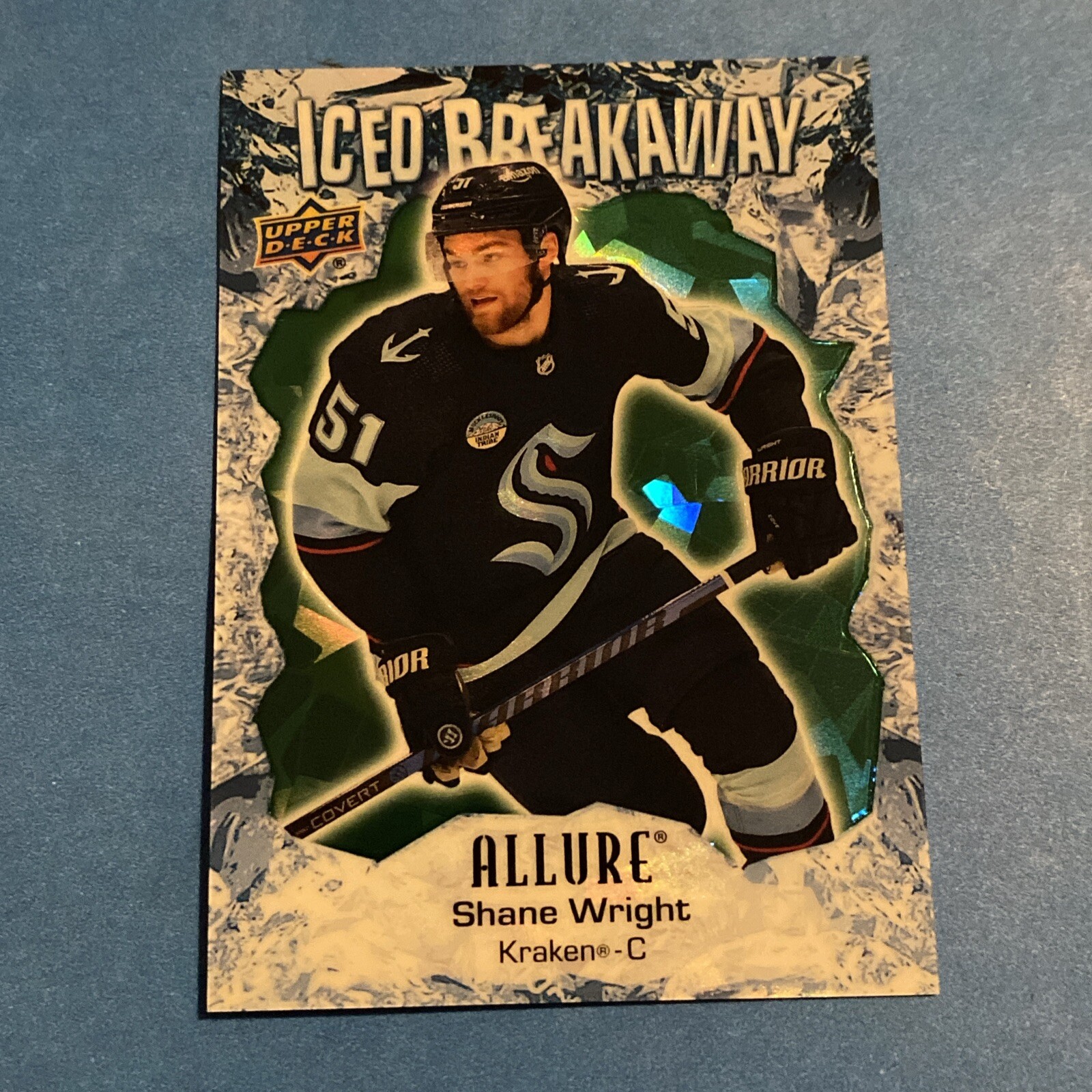 2023-24 Upper Deck Allure - Iced Breakaway Green #IB-1 Shane Wright /249
