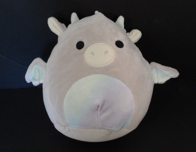 Squishmallow 8â Riley Dragon Grey Soft Plush Rainbow Belly Kellytoy A41 for sale online | eBay