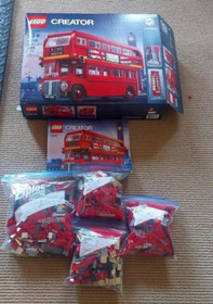 LEGO Creator Expert: London Bus (10258)-100% COMPLETE WITH MANUAL AND BOX