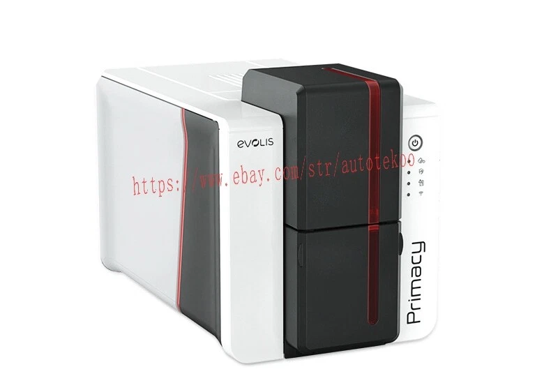 Evolis Primacy 2 Expert Fire Red Single Side ID Card Printer with free Software - Image 4 of 4