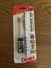 Pentel GraphGear 1000 Mechanical Pencil 0.5mm Chrome & Grey NEW