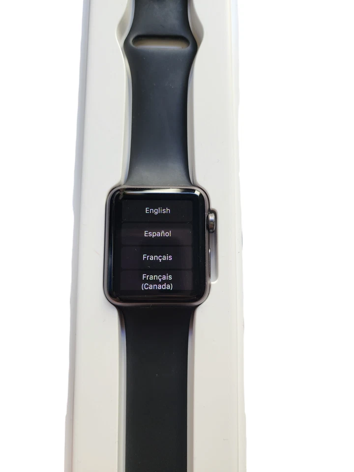 Apple Watch Serie 1st Genaration Stainless Steel 42mm Watch A1554, MJ3V2LL/A EUC - Image 3 of 4