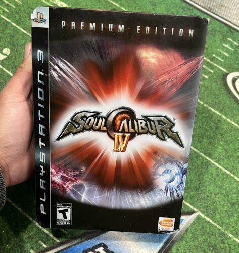Soul Calibur IV - Premium Edition (Sony PlayStation 3, 2008) Complete in Box CIB