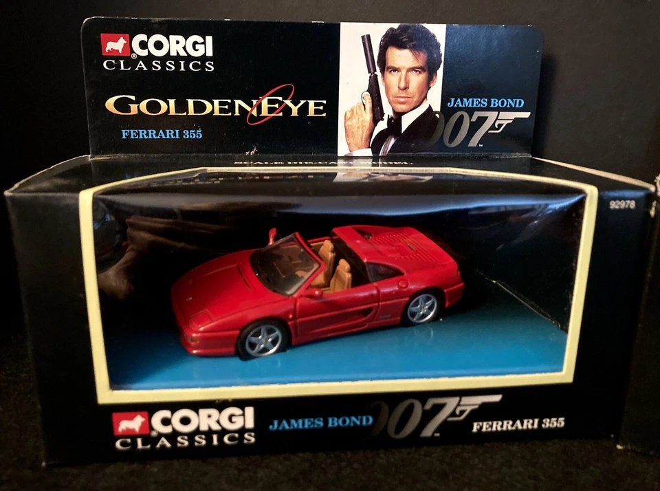 Corgi James Bond Cars Lot  1995 - Aston Martin Silver DB5 And Red Ferrari 355 - Image 2 of 4