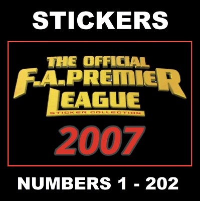Merlin Premier League 2007 Fußball Aufkleber #1 - 202